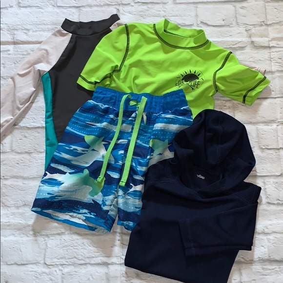 Boys swim 4 pc bundle sz 4/5. - Picture 1 of 6